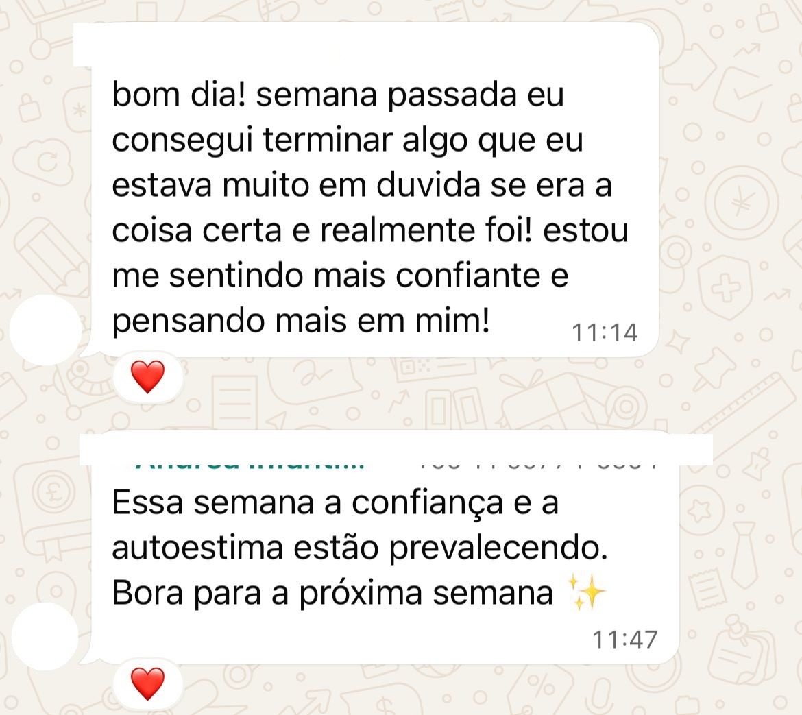 Depoimento de participante do Ciclo de Tratamento Coletivo
